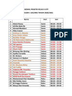 Jadwal Praktik Kelas X Atp