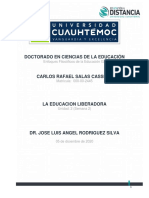 CARLOS RAFAEL SALAS CASSIANI - Actividad 2.2 - LA EDUCACION LIBERADORA