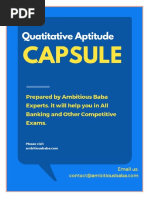 Probability and Quantitative Aptitude Guide | PDF | Triangle | Angle
