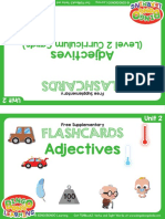 Adjectives Flashcards Set 2 BINGOBONGO Learning
