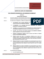 Reglamento Junta de Condominio Los Naranjos Humboldt
