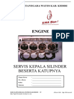 Modul Praktek Servis Kepala Silinder Katupnya