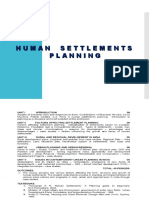 Human Settlements Planning