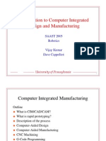 Introduction To Computer Integrated Design and Manufacturing