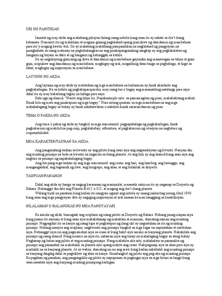 Ang Munting Prinsipe | PDF