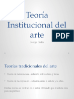 Teoría Institucional del arte
