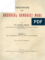 Vasile Bianu - Însemnări Din Răsboiul României Mari. Volumul 1 - (Dela Mobilizare Pana La Pacea Din București