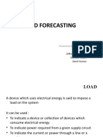 Load Forecasting: Presented by