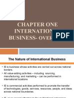 Chapter One International Business