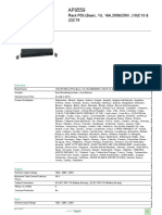 Product Data Sheet: Rack PDU, Basic, 1U, 16A, 208&230V, (10) C13 & (2) C19
