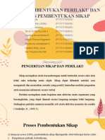 Proses Pembentukan Perilaku Dan Pembentukan Sikap