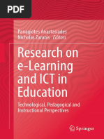 Research On E-Learning and ICT in Education: Panagiotes Anastasiades Nicholas Zaranis Editors