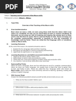 MODULE 1 OVERVIEW OF THE MACROSKILLS - Word