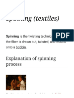 Spinning (Textiles) - Wikipedia