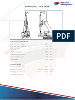 Martello - MP6002.Piling Rig Data Sheet