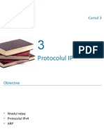 Protocolul IP: Cursul 3