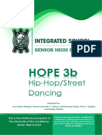 HOPE 3B-Module 2 Hip-HopStreet Dancing Draft