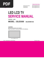 Download Service Manual LG LED 32LE5500 by Mihai Tanase SN49255353 doc pdf