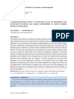 34 A Mixed-Methods Study To Explore Stage of Readiness and Intention of Micro and Small Enterprises To Adopt Mobile Money in Indonesia