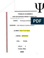 Psicología Ambiental-Trabajo Académico-Unidad III y IV - Yucra Hallasi, Edwin. ..