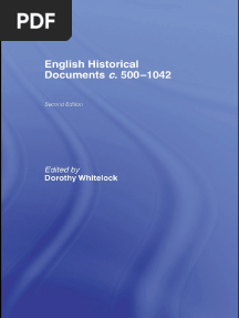 (English Historical Documents 1) Douglas, David Charles - Whitelock, Dorothy - English Historical Documents Vol. 1, C.500-1042 - Edited by Dorothy Whitelock (1996, Routledge)