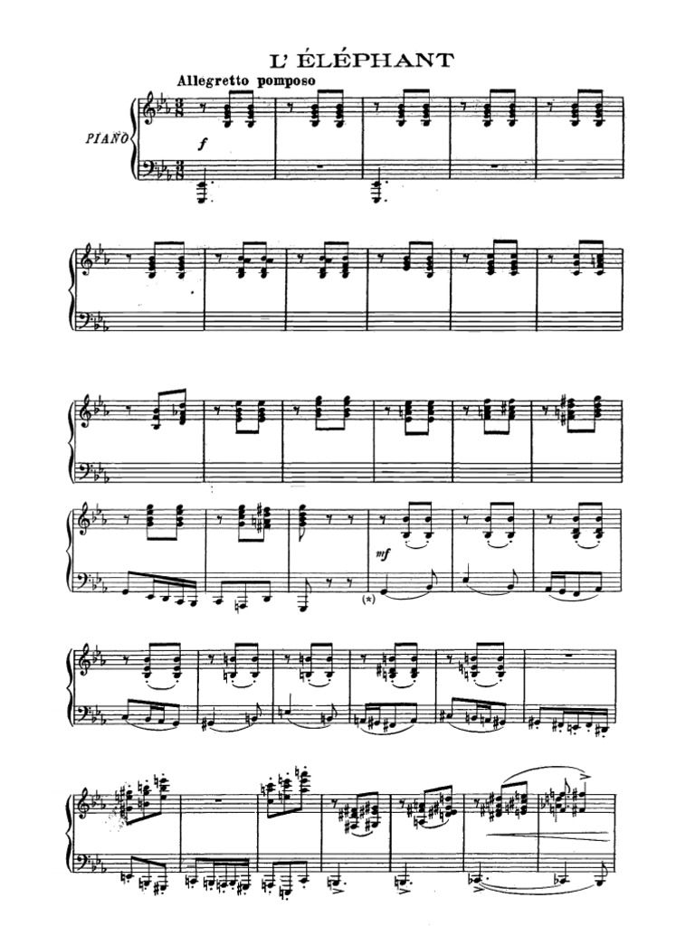 Completa Partitura Clave de FA | PDF | Artes del Lenguaje y Comunicación