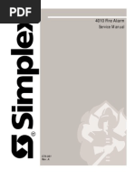 Simplex 4010 Manual de Service