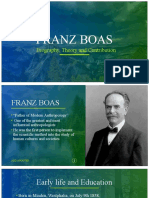 Franz Boas: Biography, Theory and Contribution