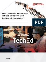 TechED EMEA 2019 - VZ05 - Designing Machine-Level HMI With Studio 5000 View Designer® Demonstration
