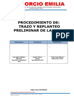 01.pro-Cla-Tnr-001 Procedimiento de Trazo, Nivelacion y Replanteo Ok
