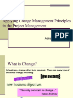 Applying Change Management Principles in The Project Management
