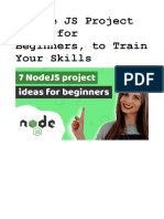 7 Node JS Project Ideas For Beginners, To Train Your Skills
