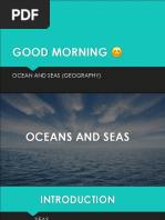 Oceans and Seas