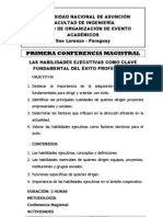 Agenda HABILIDADES DIRIGENCIALES