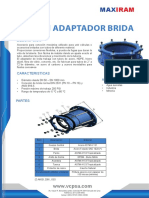 Unión adaptador brida para tuberías