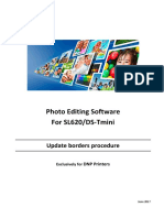 Photo Editing Software For SL620/DS-Tmini: Update Borders Procedure