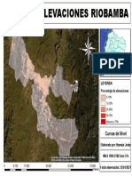 Mapa de Elevaciones Riobamba