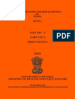 Indian Pharmacopoeia 2020 - Vol. 1 (PART 1)