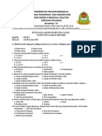 Soal Semesteran Prakarya Kelas Xi