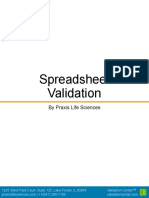 Praxis Spreadsheet Validation