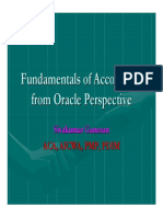 Basics of Accounting From Oracle Perspective