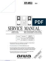 Service Manual: XR-MS3