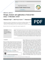 Designs, Formats and Applications of Lateral Ow Assay: A Literature Review