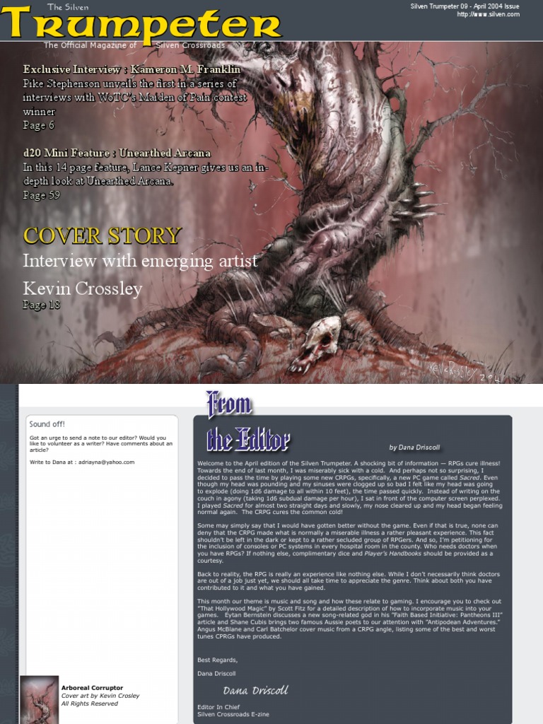 SilvenTrumpeter Issue 9 - April 2004 | Dungeons & Dragons ... - 