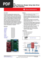 Three-Phase Inverter Reference Design Using Gate Driver With Built-In Dead Time Insertion