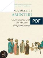 Radu Rosetti Amintiri