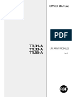 Owner Manual TTL31, 33, 55