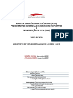 Plano de emergência aeroporto Votuporanga SP