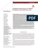 Antiepileptic Drug Withdrawal After Surgery in Children With Focal Cortical Dysplasia Seizure Recurrence and Its Predictors