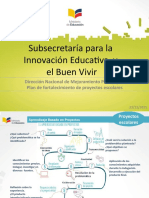 Plan de Fortalecimiento PE - Proceso de Selección Revisado DNMPrúbrica Fortalecimiento de Proyectos